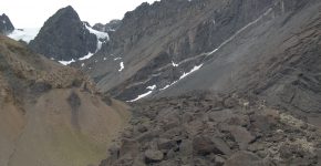 Dacitas miocenas emplazadas en grietas de cizalla con dilatación positiva en la Formación Tordillo, asociadas a ka avalancha de rocas en Las Cuevas, Cordillera Principal, Mendoza.