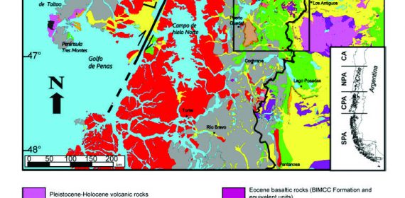 Mapa geológico regional de la comarca estudiada.