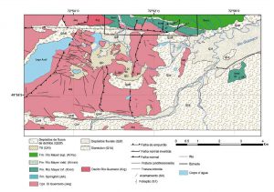 Mapa geológico de detalle del sctor anterior.